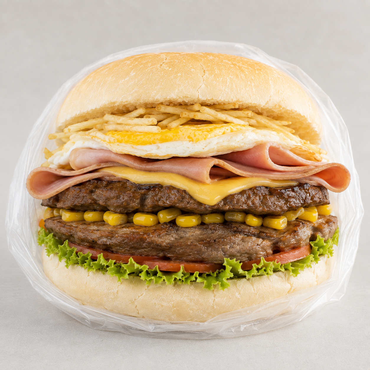 Eggs-Picanha com Coração