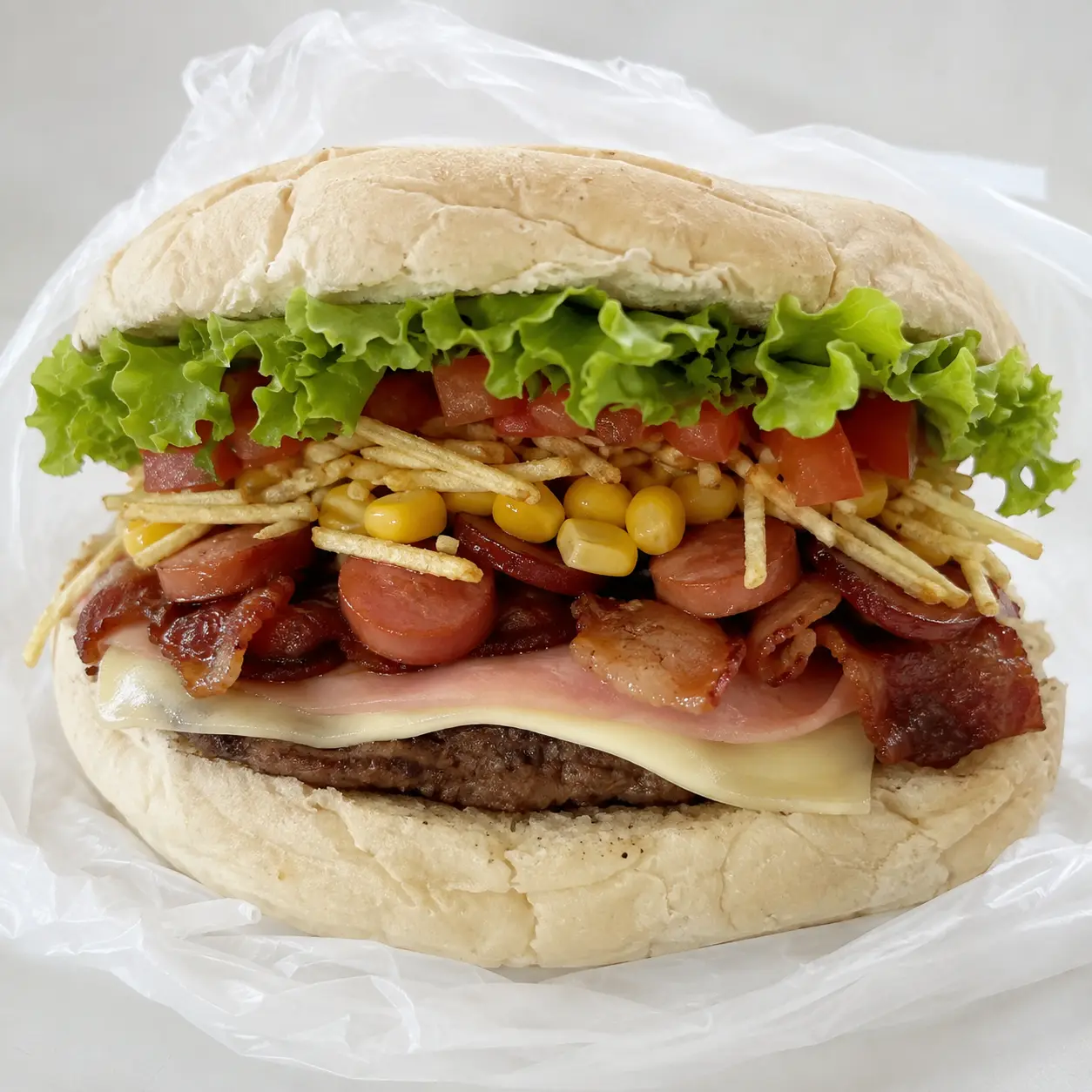 X-Bacon com Salsicha