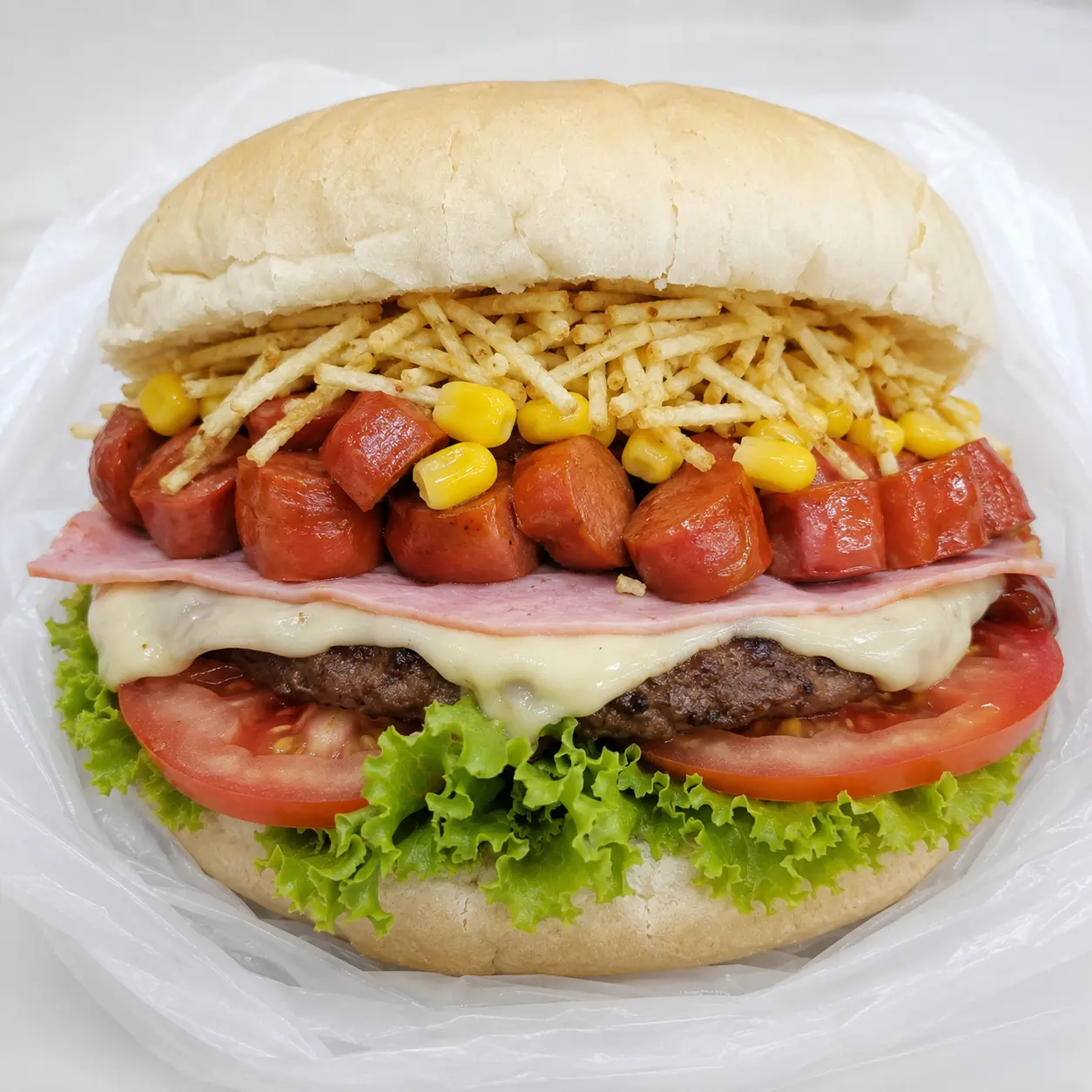 X-Burguer com Salsicha